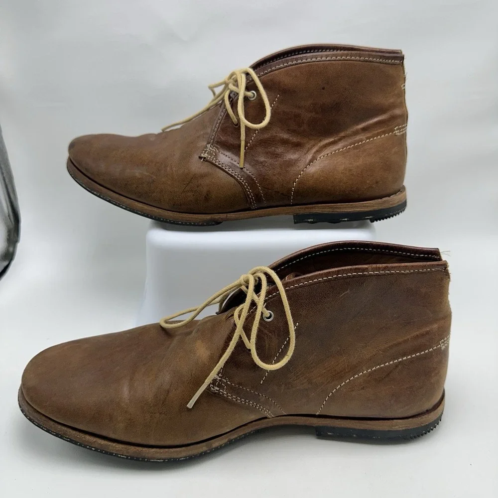Timberland Boot Company Wodehouse Mens Size 9 Chukka Boots Leather Lace Up Brown